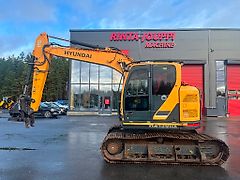 Hyundai HX 130 / Kallistaja, Metsävarusteltu, Uudet ketjut