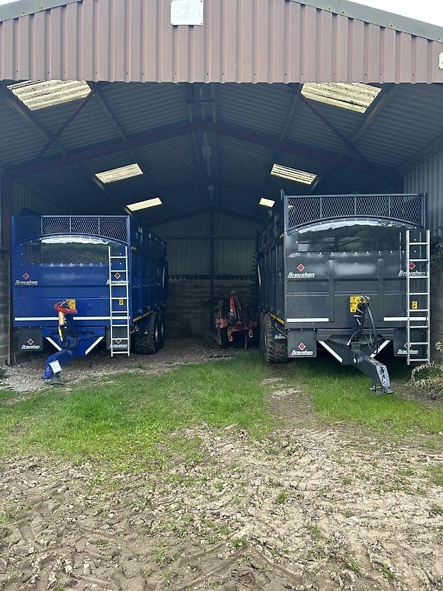 Broughan NEW 16 Tonne Silage Trailer Grey