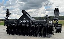 Scheibenegge 2,5 m mit Hydropack und Packerwalze