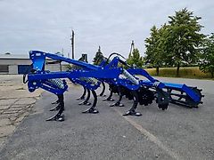 BM Maschinenbau Grubber, Mulchsaatgrubber mit Rohrstabwalze u. Scheibennachläufer