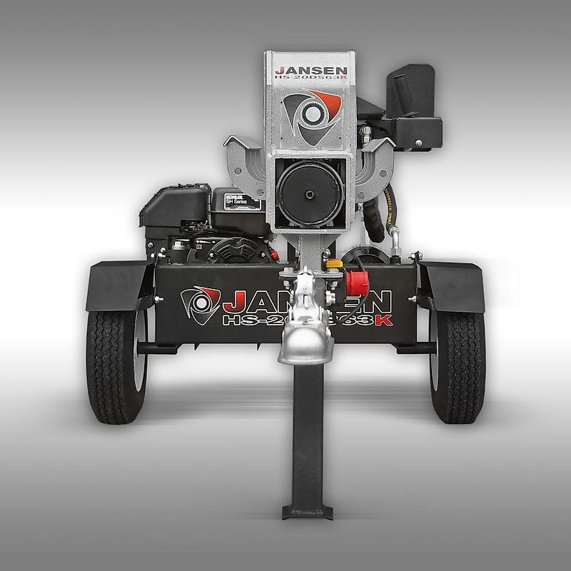 Jansen Holzspalter Jansen HS-20DS63K Benzin+Elektromotor, 20 t, 60 cm