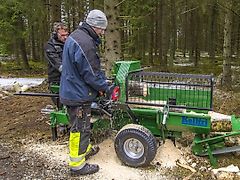 Brennholzspalter Holz34cm Elektrospakter Holzdräscher 2,2kW 13-KW340