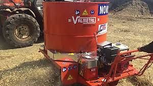 VALMETAL Canada NEW BEDDING CHOPPER 48’’ Ø 122 cm tub , Flotrac, self propeled, Honda 13 Hp motor , new model 2024