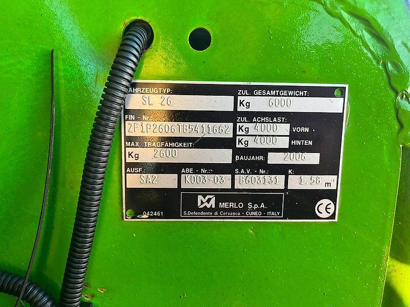 Merlo P26.6 incl. Erdschaufel