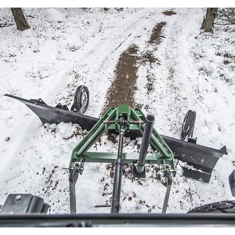 Planierschieber 2,30 m Planierschild Gräter Räumschild mit Rädern Winterdienst Kellfri