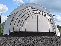 Zelthalle Leichtbauhalle Lagerzelt Lagerhalle Rundbogenhalle NEU