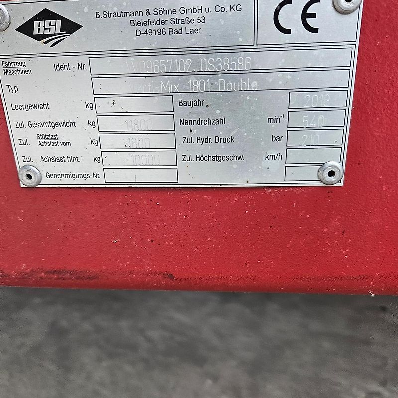 Strautmann Verti-Mix 1801 Double