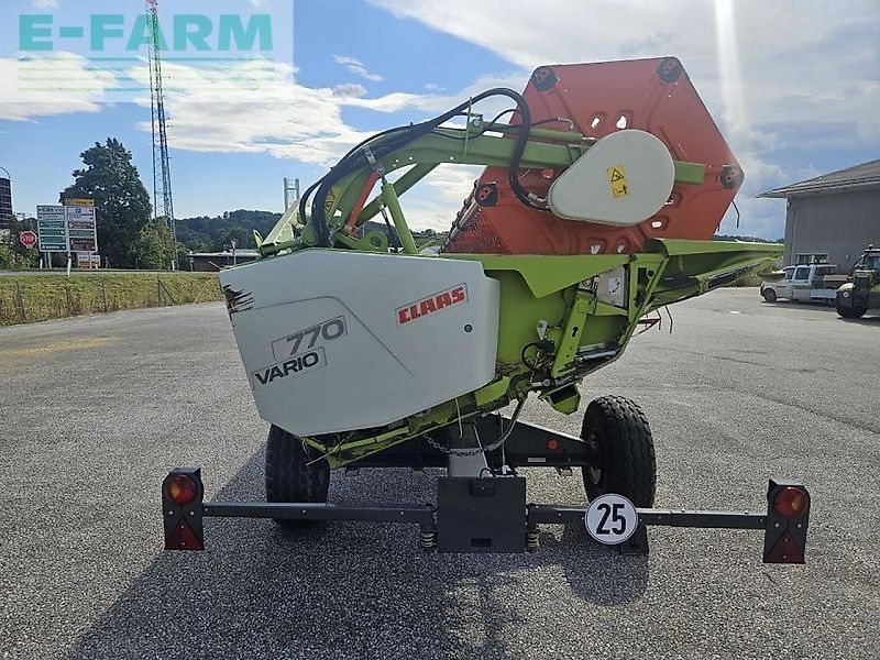 Claas vario 770 + rapstrenner + transportwagen