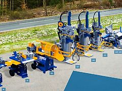 Binderberger Holzspalter NEU 6-40 to. liegend stehend Forst Wald