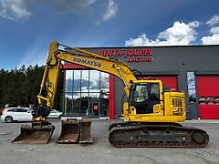 Komatsu PC 228 USLC-11/ Engcon+pihdit, 3 kauhaa,Rasvari