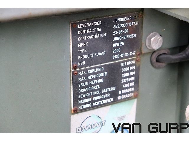 Jungheinrich DFG 25 | MARGE | forklift heftruck gabelstapler