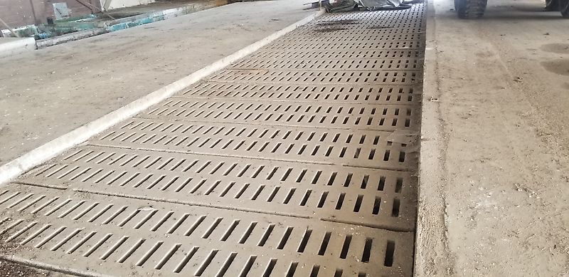 170 Betonspalten, Rinderspalten, Spaltenboden  80 cm x 300 cm aus Umbau L 203, neuwertiger Zustand