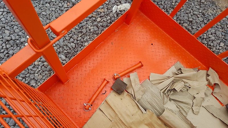 Top-Agro Arbeitsbühne für Gabelstapler Teleskoplader Frontlader 2,4m !!NEU!! WZK