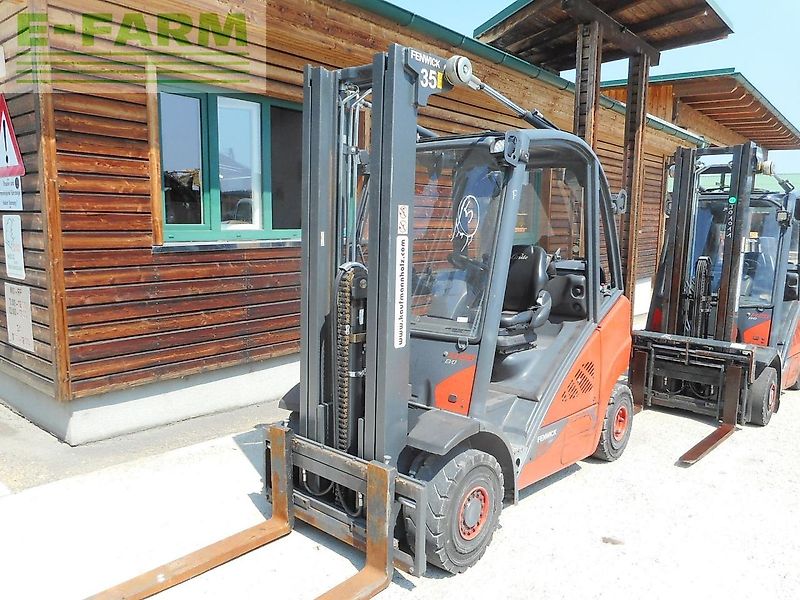 Linde 2 stk linde h25t-02 triplex 5,31m