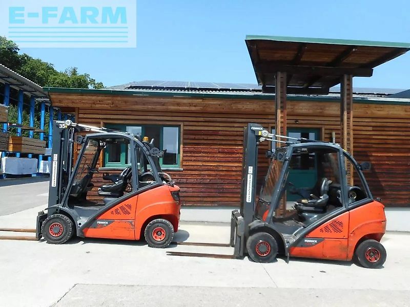 Linde 2 stk linde h25t-02 triplex 5,31m