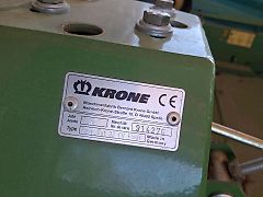 Krone Easycut 32 CV Float Frontmähwerk Mähwerk Mähknickzetter