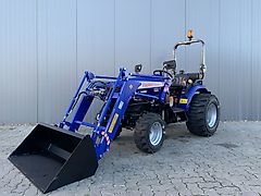 Farmtrac 22 mit Frontlader und Industriebereifung