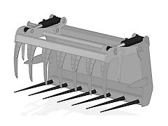 Vemac Krokodilgebiss 90 cm Kroko Gebiss Avant Multione Giant Hoflader