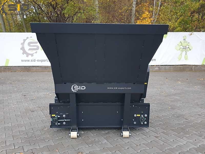 SID Einstreugerät / Futterverteiler 1,40m3/ Dosing bucket with conveyor belt