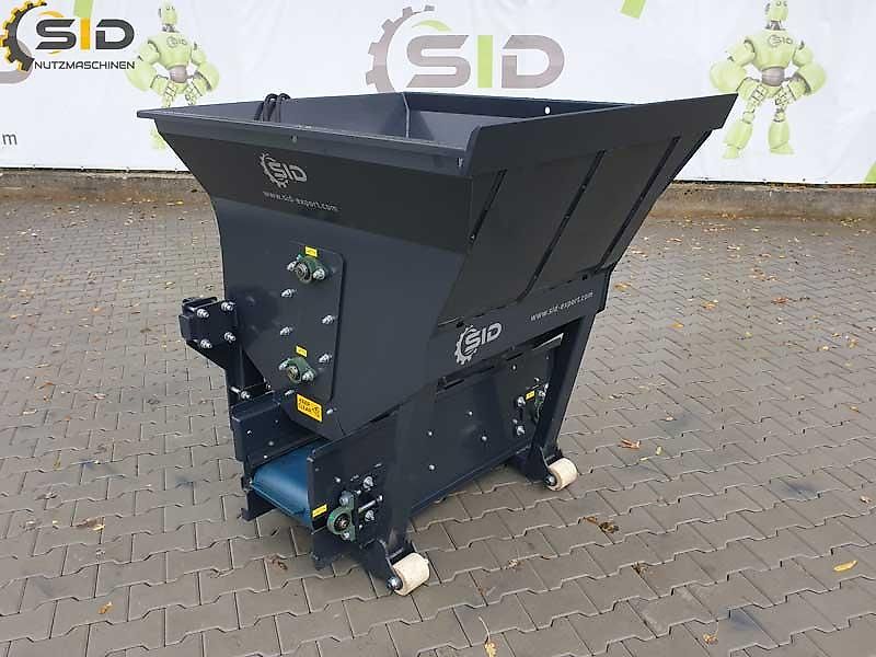 SID Einstreugerät / Futterverteiler 1,40m3/ Dosing bucket with conveyor belt