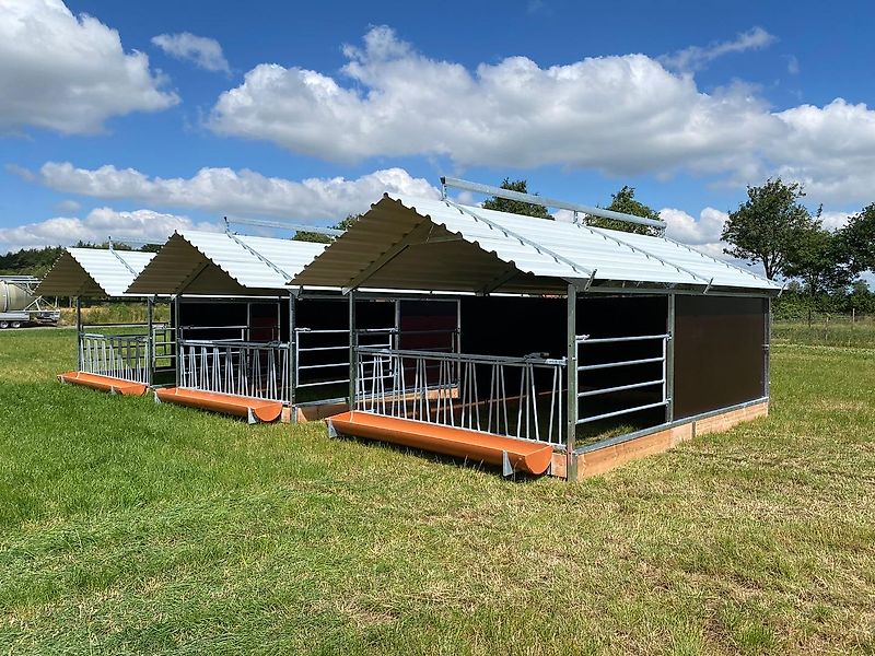 Eigenbau Kälberhütten Mobiler Kälberstall Kälber Iglu Kälbersystem