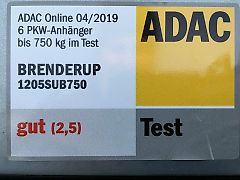 Brenderup 1205 SUB 750 "Der neue Kippi" inkl. Plane und Spriegel