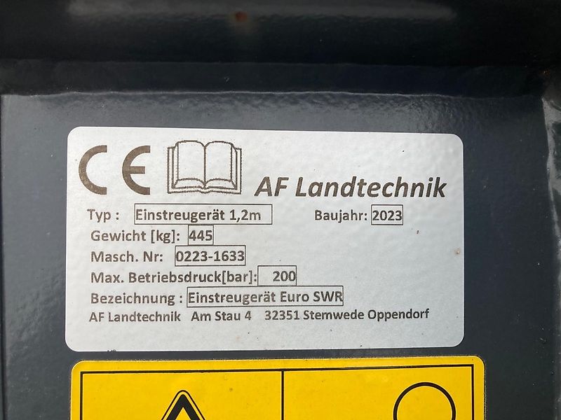 EINSTREUGERÄT 1,2M