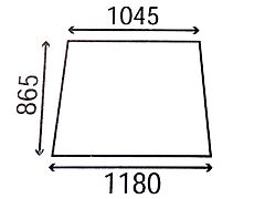 Massey Ferguson SZYBA PRZEDNIA 3000 3582160M2