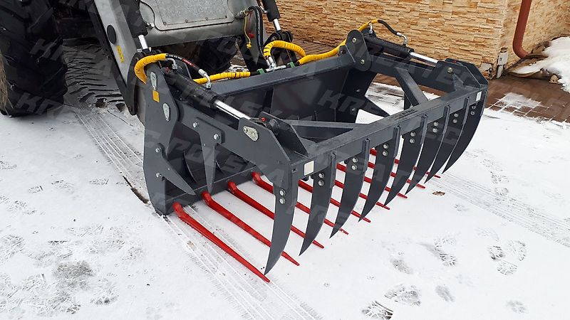 KREATEC Dunggabel, Krokodilgebiss mit Hardox Zähne