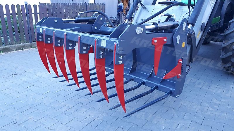 KREATEC Dunggabel, Krokodilgebiss mit Hardox Zähne