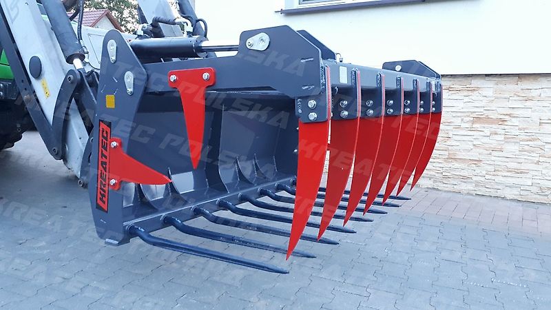 KREATEC Dunggabel, Krokodilgebiss mit Hardox Zähne