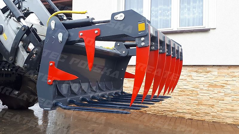 KREATEC Dunggabel, Krokodilgebiss mit Hardox Zähne