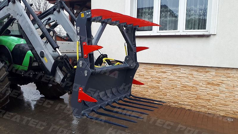 KREATEC Dunggabel, Krokodilgebiss mit Hardox Zähne