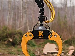 Holzzange 1250 mm Holzgreifer 0,21 m2 Zapfen Forstgreifer Rückezange Qualität