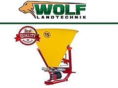 Wolf-Landtechnik GmbH Düngerstreuer rostfreie Streuscheibe 6-15m 300Liter