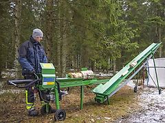 Holzspalter mit Elektroantrieb 70 cm 7T Kaminholzspalter Bennholzspalter Spalter