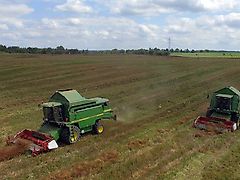 Lupus Podbieracz pokosów do zbioru facelii, trawy, rzepaku 4,3 m / Schwadaufsammler für die Ernte von Phacelia, Gras, Raps 4,3 m / Swath pick-up for harvesting phacelia, grass, rape 4,3 m