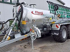 Fliegl VFW 12000L MaxxLine Vakuumfasswagen mit 12m Skate Schleppschuh