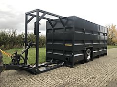 Verschlauchungstechnik Container 50 m³ für Pumpstation Gülleverschlauchung Güllecontainer Feldrandcontainer