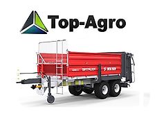 Metal-Fach TOP-AGRO AKTIONSPREIS N280/1 8000kg 9m³ MISTSTREUER mit offene Bordwände