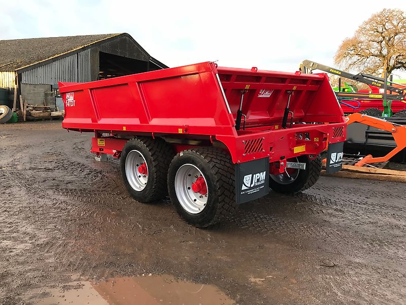 Jpm 14 Tonne Multi Purpose Dump Trailer With Fold Flat Back Door