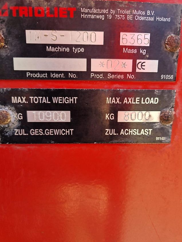 Trioliet TRIOMIX S 1200