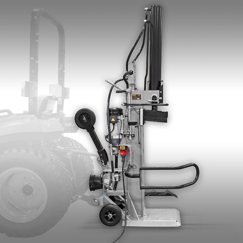 Jansen Holzspalter Jansen TS-30K, 30 t Kombi (Zapfwelle+Elektro), Stammheber