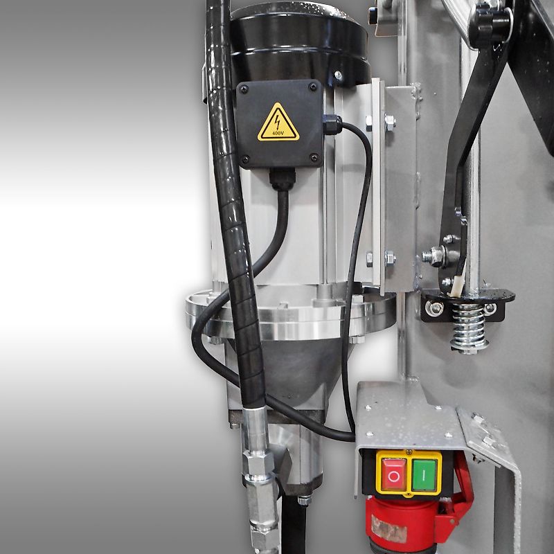 Jansen Holzspalter Jansen TS-30K, 30 t Kombi (Zapfwelle+Elektro), Stammheber