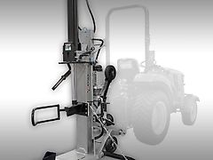 Jansen Holzspalter Jansen TS-30K, 30 t Kombi (Zapfwelle+Elektro), Stammheber