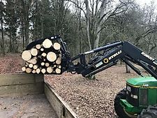 Stammgreifer | Niederhalter | Holzgreifer | Palettengabel | XXL