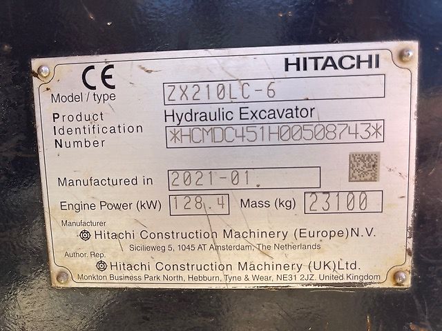 Hitachi ZX210LC-6
